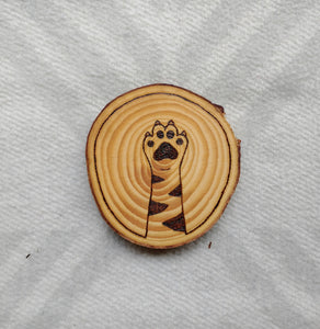 Cat Paws - Wood Slice Coasters