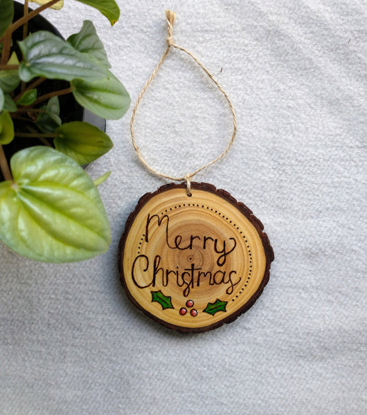 Ya Filthy Animal - Wood Slice Christmas Ornament