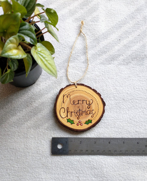 Ya Filthy Animal - Wood Slice Christmas Ornament